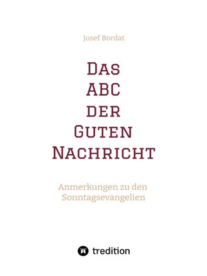 cover image of Das ABC der Guten Nachricht